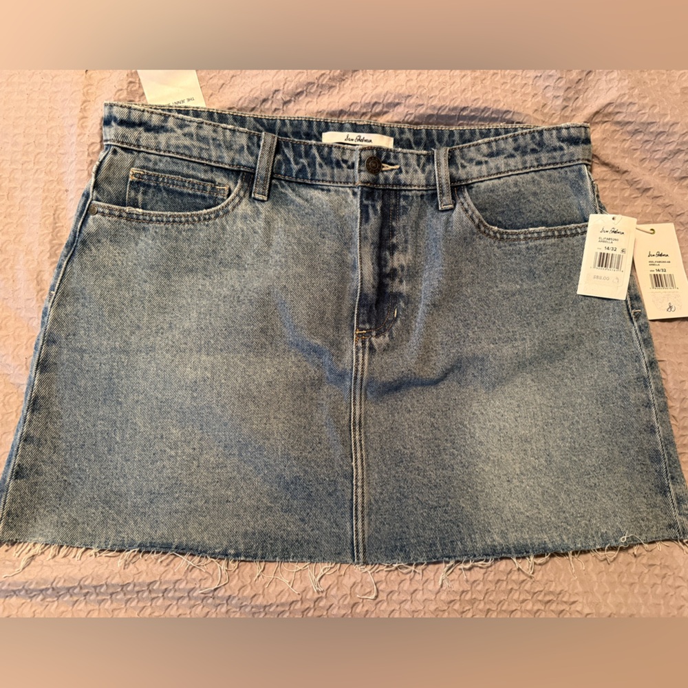 Sam Edelman The Jenny Skirt Denim 14/32 NWT